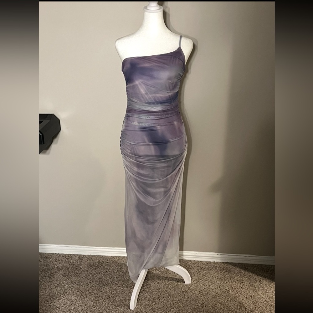 Commense Purple Bodycon Dress